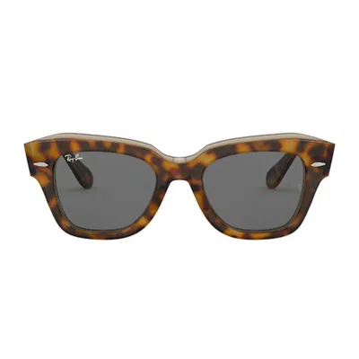 Ray Ban Ray-ban State Street Rb2186 Sunglasses In Grey-black