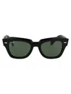 Ray Ban State Street Sunglasses In 901/31 Black