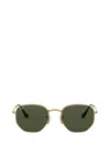 Ray Ban Ray-ban Sunglasses In Gold