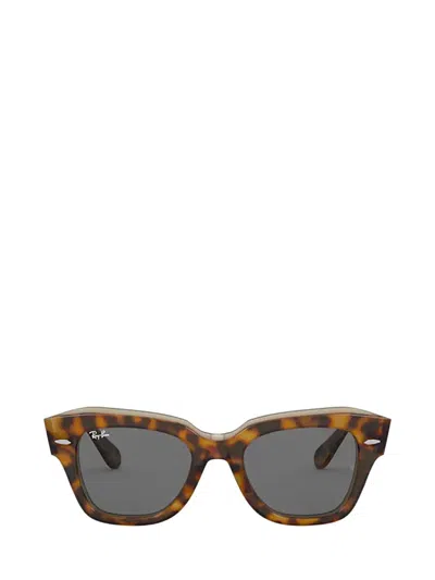 Ray Ban Ray-ban State Street Rb2186 Sunglasses In Grey-black