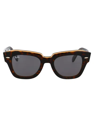 Ray Ban Ray-ban Sunglasses In 1292b1 Havana On Transparent Brown
