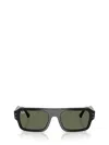 Ray Ban Rb4454 Acetate Rectangular Sunglasses In Black