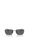 Ray Ban Rb3768 Metal Irregular Sunglasses In Black