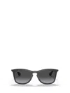 Ray Ban Chris Sunglasses Gold Frame Grey Lenses Polarized 54-18 In Black