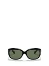 Ray Ban Gradient Nylon Rectangle Sunglasses In Black