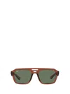 Ray Ban Womens Brown Rb4397 Corrigan Rectangle-frame Acetate Sunglasses In Brown