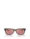 Ray Ban 55mm Polarized Square Wayfarer Sunglasses In Brown