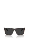 Ray Ban Justin 55mm Polarized Square Sunglasses In Brown