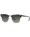 Ray Ban Sunglasses, Clubmaster Fleck Rb3016 In Gray
