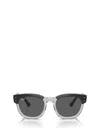 Ray Ban Ray-ban Womens Blue Rb0298s Mega Hawkeye Square-frame Propionate Sunglasses In Dark Grey On Transparent Grey