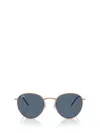 Ray Ban Womens Gold Rbr0103s Phantos-frame Metal Sunglasses In Gray