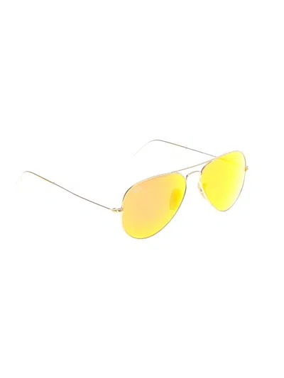 Pre-owned Ray Ban Sunglasses In Gold