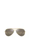 Ray Ban Ray-ban 58mm Polarized Pilot Sunglasses In Gold