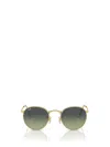 Ray Ban Ray-ban 47mm Round Sunglasses In Gold