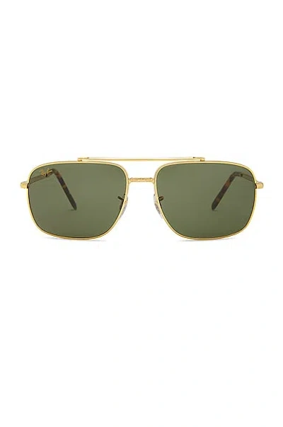 Ray Ban Sunglasses In Gold & Black