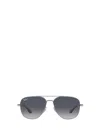 Ray Ban Rb3683 Aviator-frame Metal Sunglasses In Grey