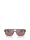Ray Ban Rb4414m Scuderia Ferrari Collection Sunglasses Transparent Grey Frame Silver Lenses Polarized 58-17 In Grey