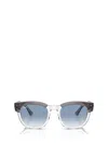 Ray Ban Ray-ban Womens Grey Rb0298s Mega Hawkeye Square-frame Propionate Sunglasses In Grey On Transparent
