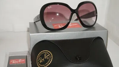Pre-owned Ray Ban Ray-ban Sunglasses Jackie Ohh Ii Limited Edition Rb4098 601/8h 60 135 In Pink