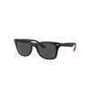 Ray Ban Sunglasses Man Rb4195m Scuderia Ferrari Spain Ltd - Black Frame Grey Lenses 52-20 In Black