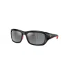 Ray Ban Sunglasses Male Rb4405m Scuderia Ferrari Collection - Black On Red Frame Silver Lenses 59-19 In Black On Red
