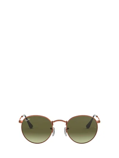 Ray Ban Womens Gold Rb3447 Round-frame Metal Sunglasses In Multi