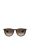 Ray Ban Women's Ray-ban Erika Rb4171 631513 Sunglasses In Mirror Blue On Light Brown