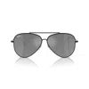Ray Ban Men's Rbr0101s 59mm Reverse Aviator Sunglasses In Nero/silver