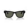 Ray Ban Original Wayfarer Bio-based Sunglasses Havana Frame Green Lenses 52-22 In Nero/verde