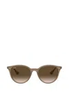 Ray Ban Ray-ban Women's Round Sunglasses, 53mm In Opal Beige