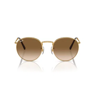 Ray Ban Ray-ban Reverse 53mm Gradient Phantos Sunglasses In Gold Flash