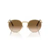 Ray Ban Ray-ban Reverse 53mm Gradient Phantos Sunglasses In Oro/marrone