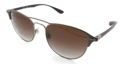 Pre-owned Ray Ban Ray-ban Sunglasses Rb 3596 9092/13 54-19-145 Light Brown - Violet/brown Gradient