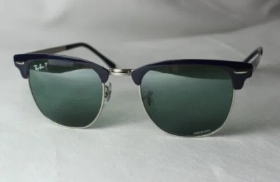 Pre-owned Ray Ban Ray-ban Sunglasses Rb 3716 9254/g6 Polarized In Blue