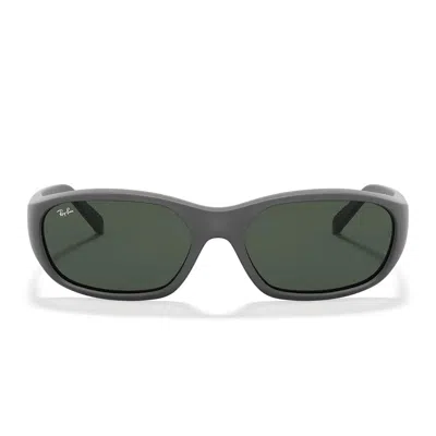 Ray Ban Sunglasses Rb2016 W2578 Daddy O Black Rubber/green Unisex In Pink