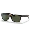 Ray Ban Sunglasses, Rb2132 New Wayfarer In Brown,green