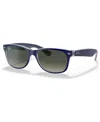 Ray Ban Sunglasses, Rb2132 New Wayfarer Gradient In Blue,green Gradient
