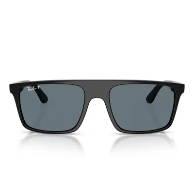 RAY BAN RAY BAN SUNGLASSES RB2222 901/3 R BLACK/DARK BLUE UNISEX POLARIZED