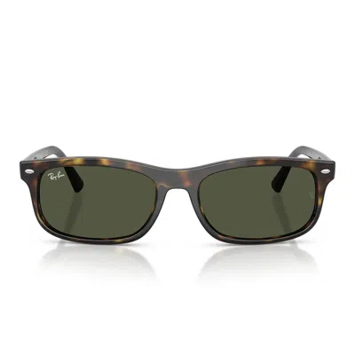 Ray Ban Sunglasses Rb2224 710/31 Brown/green Unisex In Black