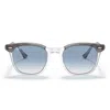 Ray Ban Hawkeye Gradient Sunglasses In Purple