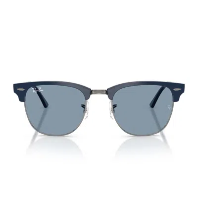 Ray Ban Sunglasses Rb3016 687956 Clubmaster Blue Gunmetal/blue Unisex