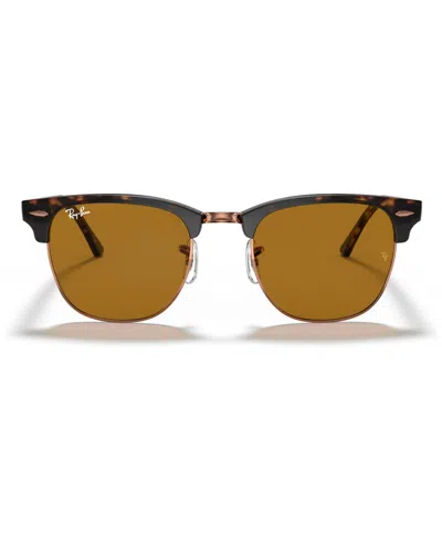 Ray Ban Sunglasses, Rb3016 Clubmaster In Brown