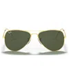 Ray Ban Ray In Gold Shiny,grey