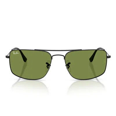 Ray Ban Sunglasses Rb3779 002/4 E Explorer 3 Black/green Unisex In Pink