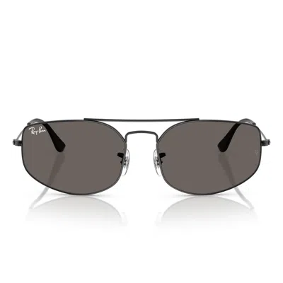 Ray Ban Sunglasses Rb3845 002/b1 Explorer 5 Black/dark Gray Unisex