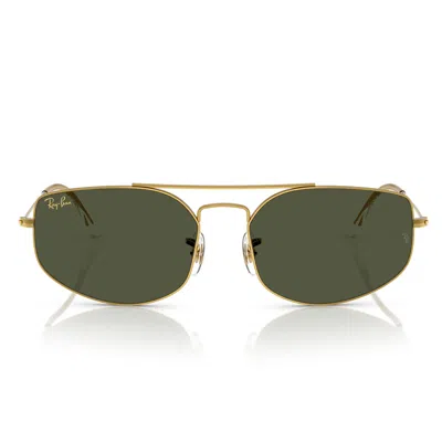 Ray Ban Explorer 5 Green Navigator Unisex Sunglasses Rb3845 919631 60