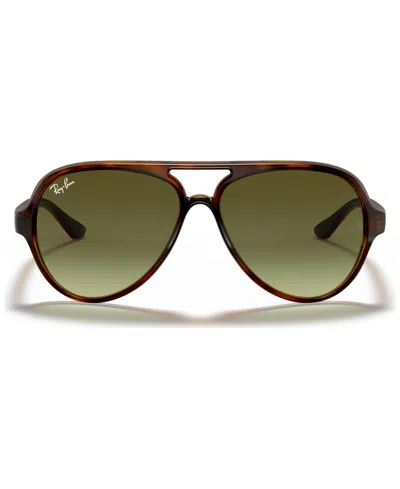 Ray Ban Aviator Sunglasses In Green