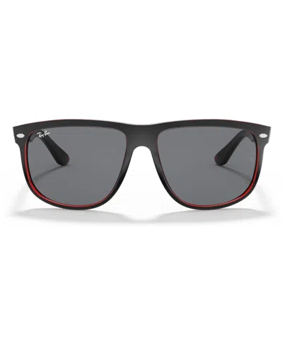 Ray Ban Sunglasses, Rb4147 In Black,mirror Red,grey