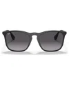 Ray Ban Sunglasses, Rb4187 Chris In Black,grey