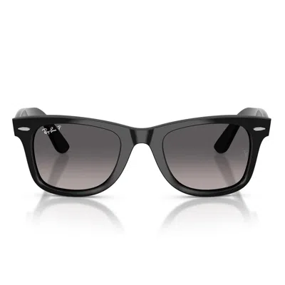 Ray Ban Sunglasses Rb4340 601/m3 Wayfarer Ease Black/gray Gradient Unisex Polarized